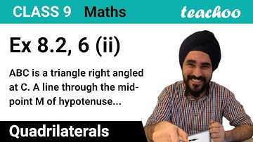 Ex 8.2, 6 (ii) - ABC is a triangle right angled at C. A line - Ex 8.2 - Teachoo