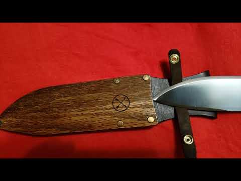 Custom wooden knife