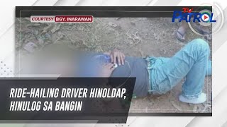 Ridehailing driver hinoldap, hinulog sa bangin | TV Patrol