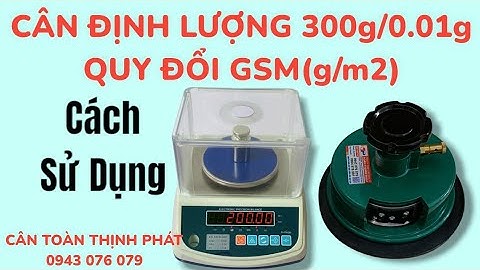Cân định lượng vải GSM kèm dao cắt mẫu vải KD-TBED- Cách sử dụng cân trọng lượng mẫu vải