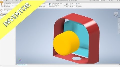 Solid from Face/Surface - Inventor 2020 Training - FAQ Shorts