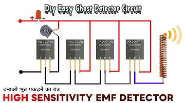 EMF Detector machine circuit। supernatural powers detector