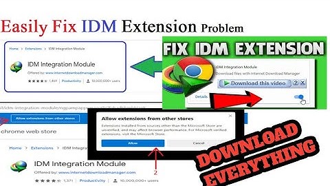 100% FIX|| IDM EXTENSION CHROME NOT WORKING SOLVED ||2020