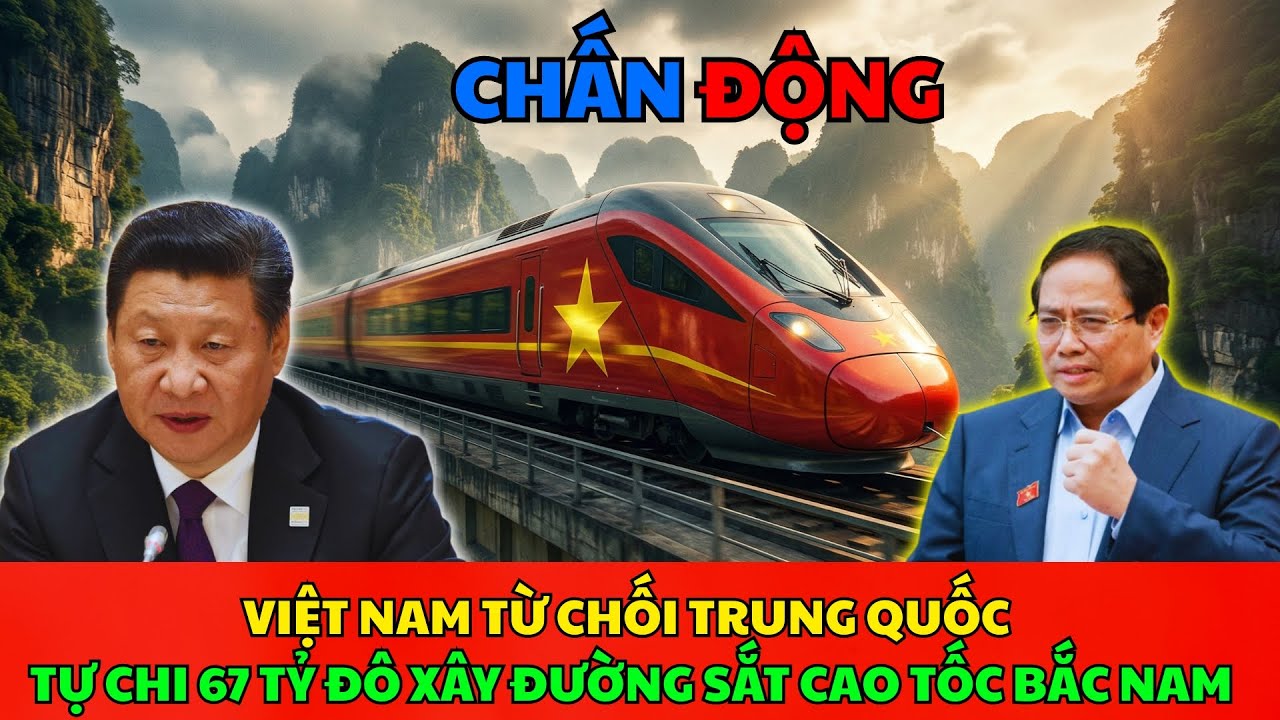 Việt Nam Từ Chối Trung Quốc, Tự Chi 67 Tỷ Đô Xây Đường Sắt Cao Tốc Bắc Nam