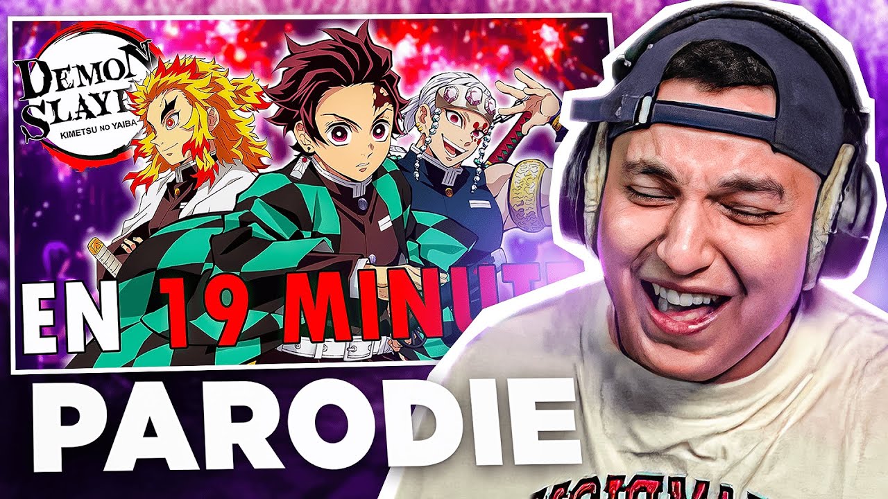 MEILLEUR PARODIE DE DEMON SLAYER ??( React ReTAKE DEMON SLAYER SAISON 2 ) 😂