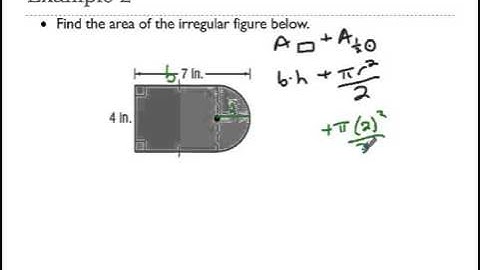 11.4 - Irregular Area