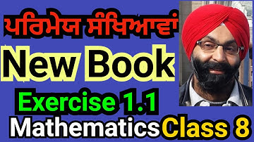 Class 8, Mathematics, Exercise 1.1, ਪਰਿਮੇਯ ਸੰਖਿਆਵਾਂ, Rational Numbers