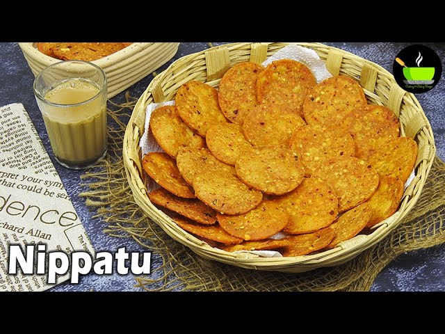 Nippattu Recipe | Thattai Recipe | Chekkalu Recipe | Rice Crackers Recipe | Instant Snacks Recipe | She Cooks