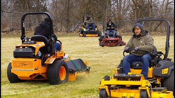 The ULTIMATE Zero Turn Mower Demo 2023! Scag, Wright & ExMark