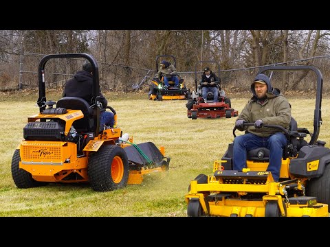 The ULTIMATE Zero Turn Mower Demo 2023! Scag, Wright U0026 ExMark