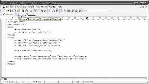 jQuery Tutorial - 37 - Hover