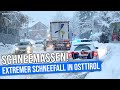 Extreme Schneemassen am 06.12.2020 in Osttirol: Schneechaos