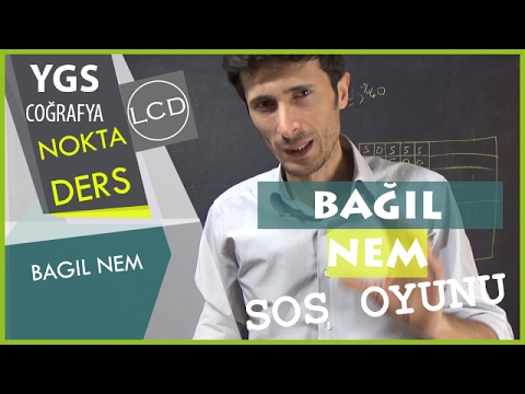 Bağıl Nem Hesaplama ve Nem Kavramları - YGS COĞRAFYA / Noktaders