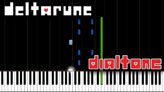 Dialtone - Deltarune: Chapter 2 (Piano Tutorial) [Synthesia]