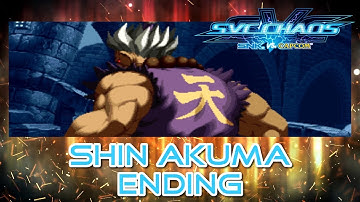 SNK vs. Capcom - SVC Chaos - Shin Akuma Ending - Arcade
