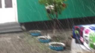 Ploaie cu grindina la Soroca 26.4.2018