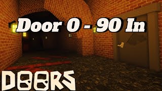 Getting To Door 90 In Roblox Doors!