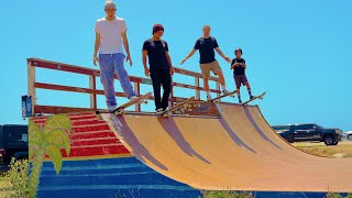 HIDDEN MINI RAMP ON THE CALIFORNIA COAST?!