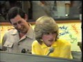 Charles and Diana speaking to children in central Australia