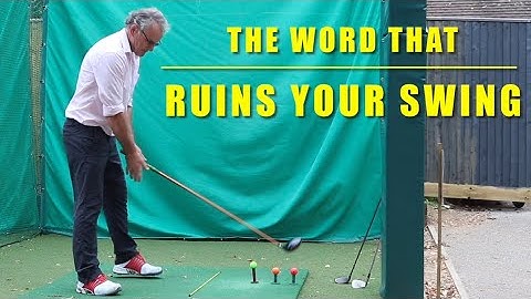 The Most Destructive WORD in Golf 