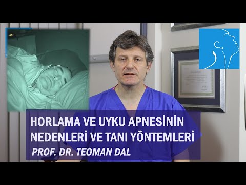 HORLAMA VE UYKU APNESİNİN NEDENLERİ VE TANI YÖNTEMLERİ | PROF. DR. TEOMAN DAL