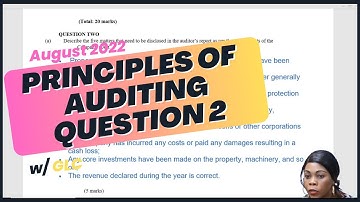 ATD PRINCIPLES OF AUDITING AUGUST 2022 Q2