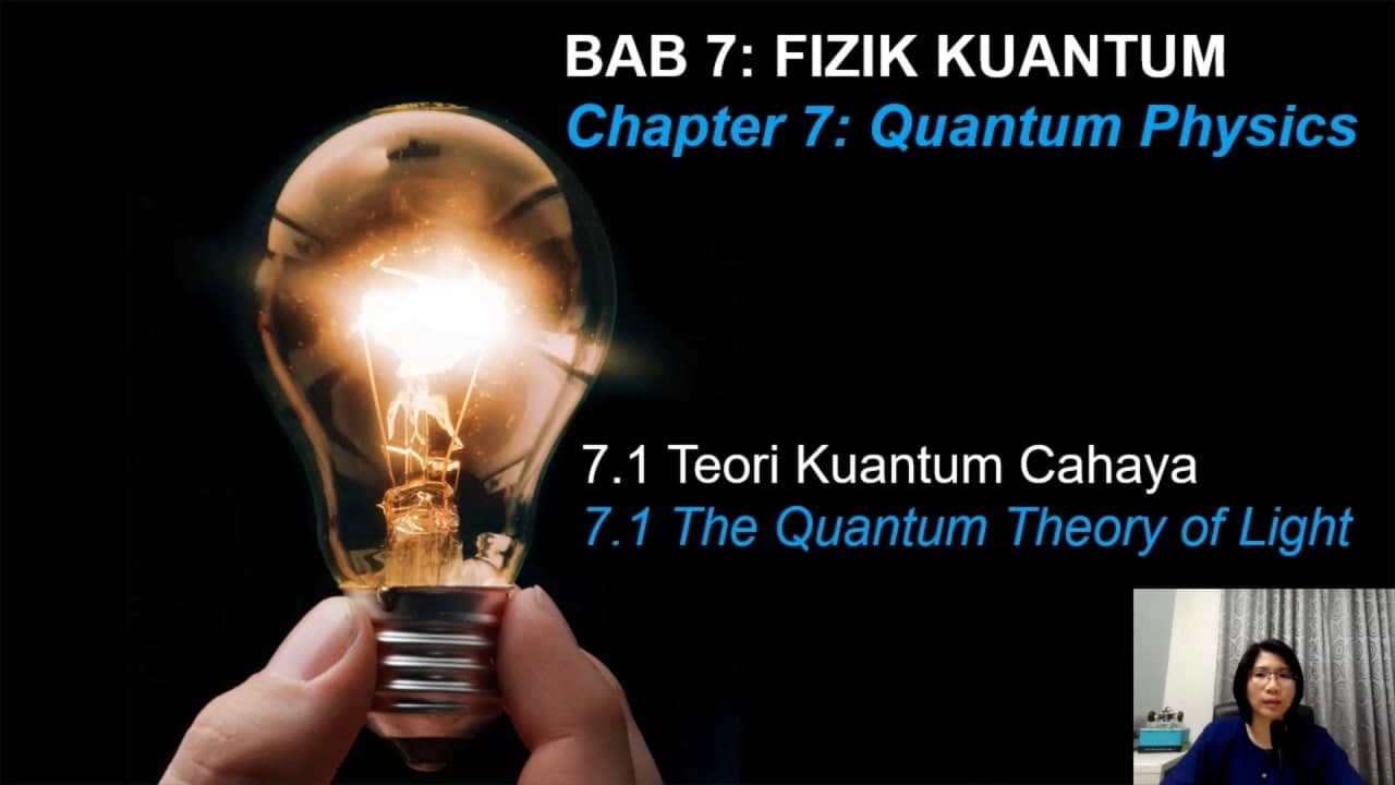 Form 5 Topic 7 1 The Quantum Theory of Light - YouTube