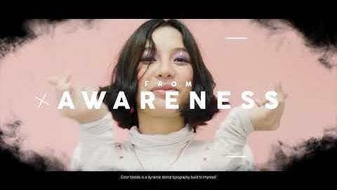 Color Bleeds Dynamic Stomp Typography  for After Effects  2019