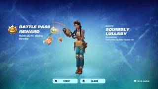 Fortnite Emote:  SQUIBBLY LULLABY     ( Squibbly Society set )