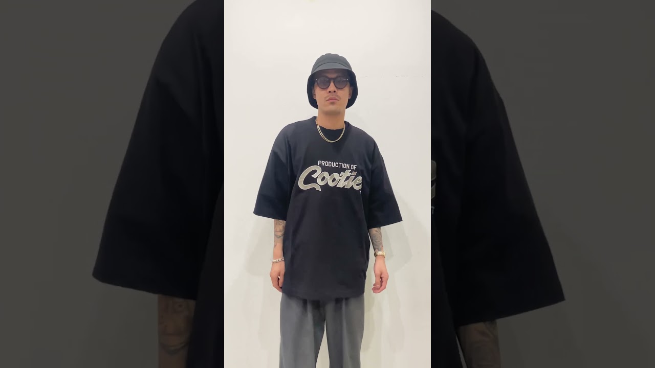 10周年 cootie Embroidery oversized s/s tee COOTIE / Embroidery Oversized S/S Tee (PRODUCTION OF COOTIE) -White-