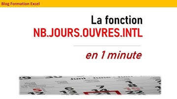 La fonction NB.JOURS.OUVRES.INTL