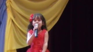 Аня Балинская 6 лет, 07.12.2015, дебют