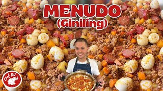 Our favorite Menudo pero mas affordable at mas madaling lutuin dahil gumamit tayo ng giniling!