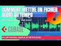 Comment mettre laudio au tempo tuto cubase