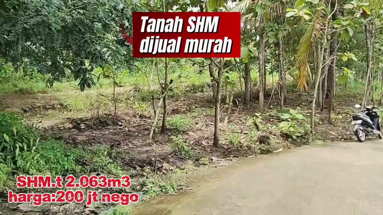 Tanah Luas dekat aspal propinsi di Ngawen 