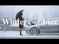 [Winter Jazz] A Snowy Day, A Girl and a Black Cat 🌨️ Cozy & Relaxing Jazz for Winter Vibe
