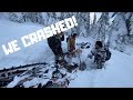 WE CRASHED - 2 Deployed Air Bags - Epic Snow - DAY 36