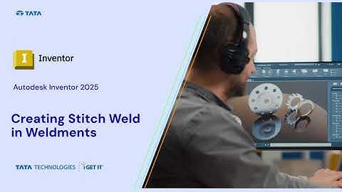 Autodesk Inventor Tutorials: How to Create Stitch Weld in Weldments?