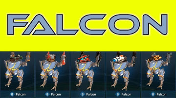 War Robots Test Server Gameplay Falcon New Robot