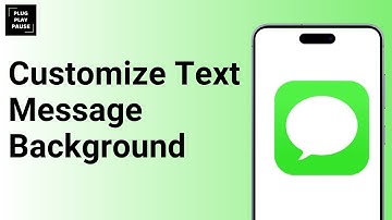 How to change background color on text messages on iPhone ?