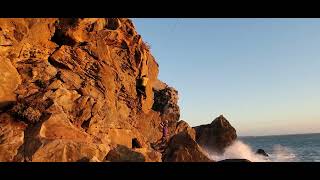 Bay Area Bouldering - FA: "Fisky Jones Locker" - Sheild Wall  - Fisk Mill Cove North, CA