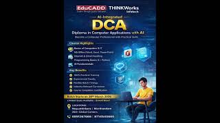 AI-Integrated DCA Course | Diploma in Computer Applications with AI | Admissions Open 2026