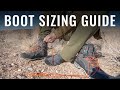 goHUNT Boot Sizing Guide