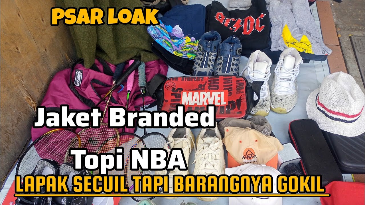 JAKET BRANDED BRAND ENGLAND 🏴󠁧󠁢󠁥󠁮󠁧󠁿TOPI NBA-CELANA UNIQLO MURAH MASSE‼️Pasar Loak Kebayoran Lama