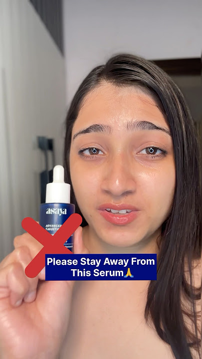 Best serum for dark spots, hyper pigmentation & acne marks / Asaya spot correcting serum review