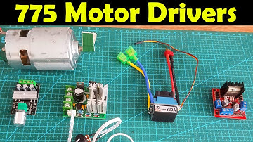 775 Motor Drivers, Different ways to control 775 Motors, 775 DC motor speed controller