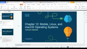 CISCO IT Essentials( Comptia A+ Exam Guide) Module 12: Mobile, Linux, and MacOS Operating System