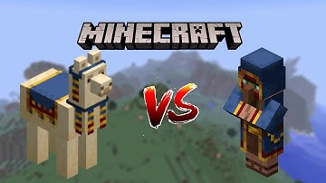 Wandering Trader vs Llamas | Minecraft