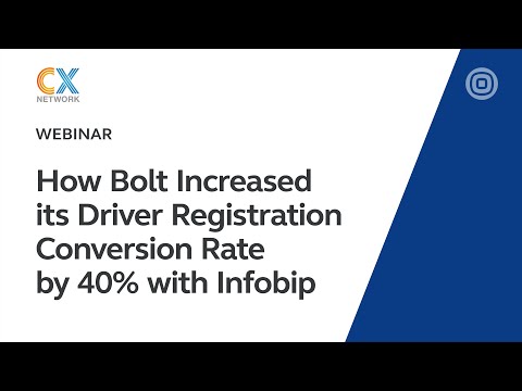 How Bolt Increased its Driver Registration Conversion Rate by 40% with Infobip