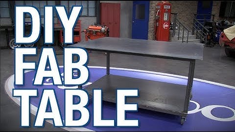 DIY Welding & Fab Table with MIG Welder and Plasma Cutter from Eastwood